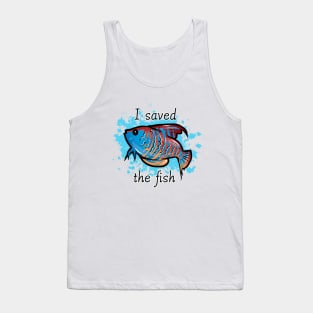 I saved the fish Detroit become human Tank Top